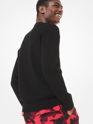 KORS Jacquard Viscose-Blend Sweater