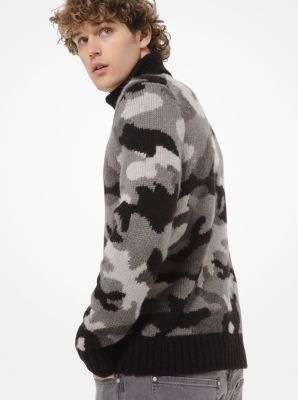 Camo turtleneck outlet sweater