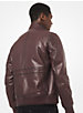 Washed Nappa Leather Bomber Jacket image number 1