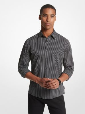 Striped Stretch Cotton Shirt image number 0