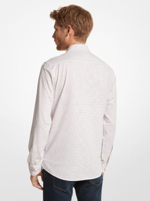Slim-Fit Printed Stretch Shirt image number 1