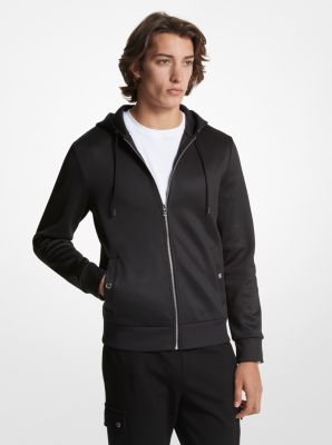 Double-Knit Sateen Zip-Up Hoodie image number 0