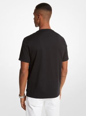 T-Shirt aus Baumwolle mit Empire-Logomuster image number 1
