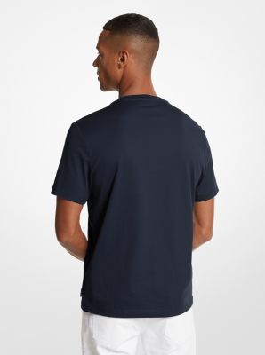 Camiseta de algodón con logotipo estilo imperio image number 1