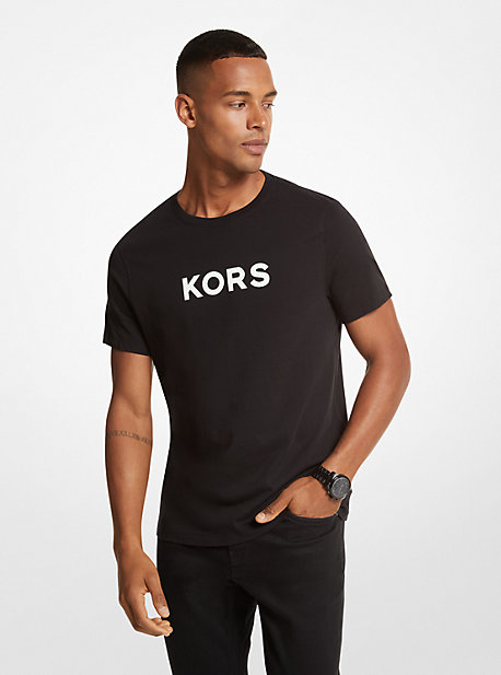 MK KORS Cotton T-Shirt - Black - Michael Kors