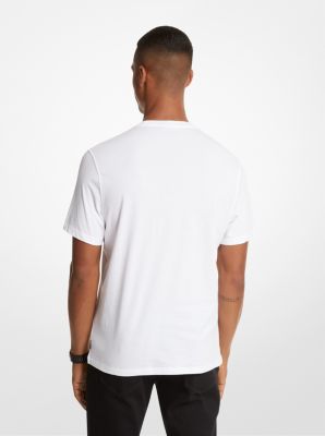 T-Shirt aus Baumwolle mit KORS-Logo image number 1