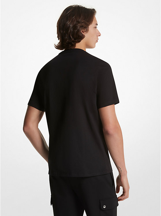 T-shirt KORS en coton à blocs de maille image number 1
