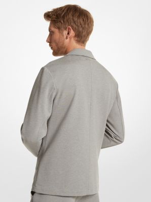 Stretch Ponte Blazer in ASH | Michael Kors