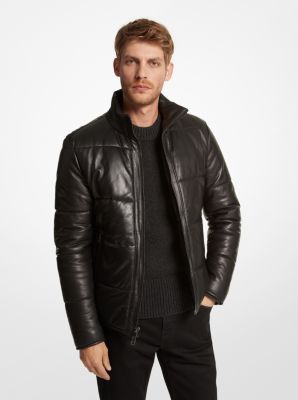 monogram embossed utility jacket