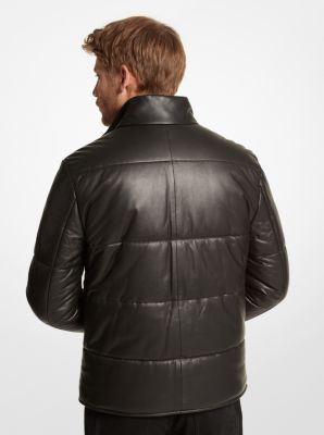 Michael kors shop quilted leather jacket