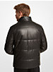 Quilted Leather Puffer Jacket image number 1