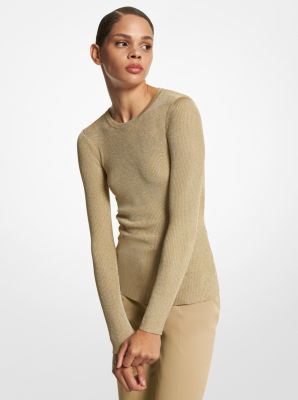 Hutton Featherweight Metallic Viscose Blend Sweater image number 0
