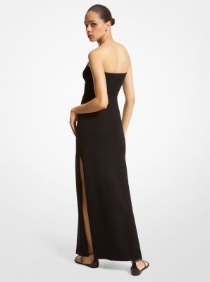 Stretch Cashmere Strapless Maxi Dress | Michael Kors [US]