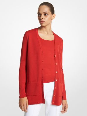 Michael kors long cardigan on sale sweater