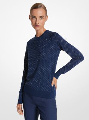 Studded Merino Wool Sweater