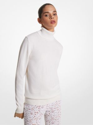 Michael Kors Collection: White Sweaters