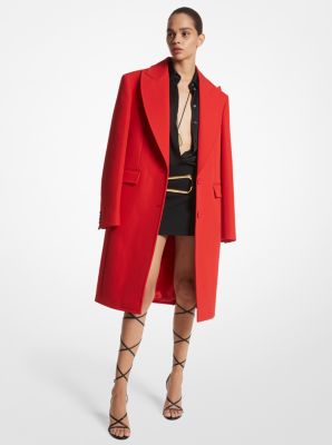 Manteau Chesterfield en mélange de laine contrecollée et de coton image number 0