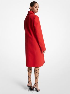 Manteau Chesterfield en mélange de laine contrecollée et de coton image number 1