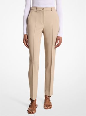 Pantalons Samantha en double crêpe sablé