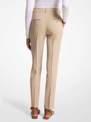 Pantalons Samantha en double crêpe sablé