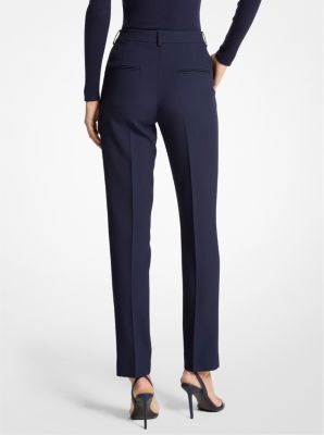 Broek Samantha van dubbele crêpe sablé