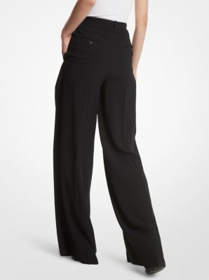 Double Crazy Zip Back Wide Leg Pants