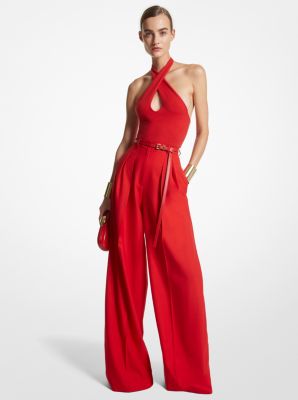 Michael kors deals red jumpsuit