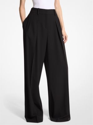 Pleated Wool Trousers