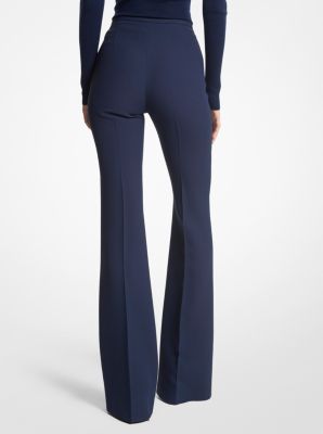 Brooke Double Crepe Sablé Flared Pants image number 1