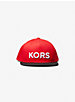 KORS Embroidered Flat Brim Baseball Hat image number 0