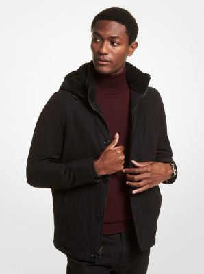 Michael kors sherpa discount hoodie