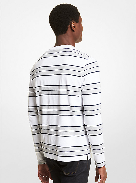 Striped Cotton Jersey Shirt image number 1