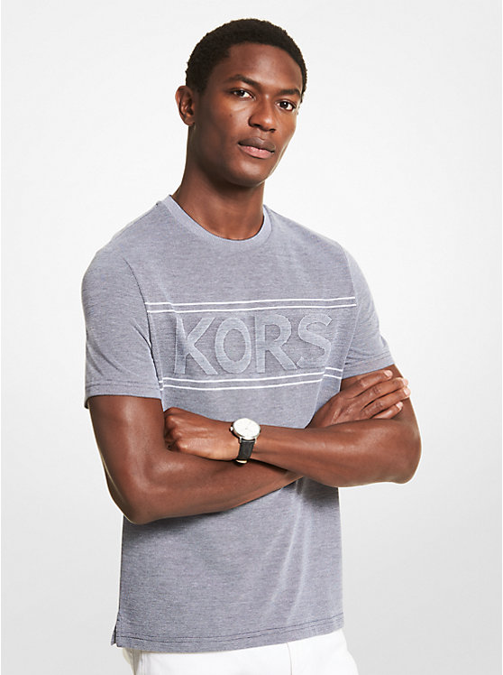 T-shirt KORS en mélange de coton à motif œil de perdrix image number 0