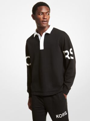 KORS Cotton Blend Polo Sweatshirt