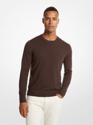 Michael kors sweaters mens sales brown