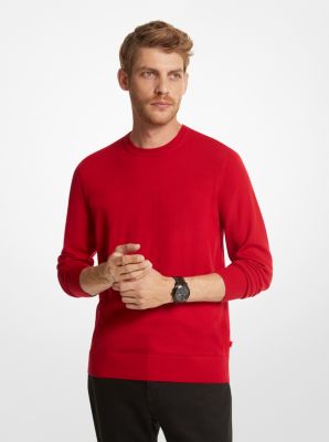 Michael kors sweaters mens red new arrivals