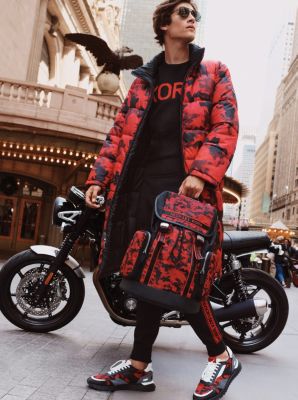 Logo Tape Stretch Viscose Joggers