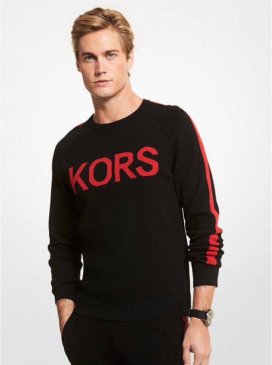 michaelkors.de | Sweater aus Stretch-Viskose mit KORS-Schriftzug