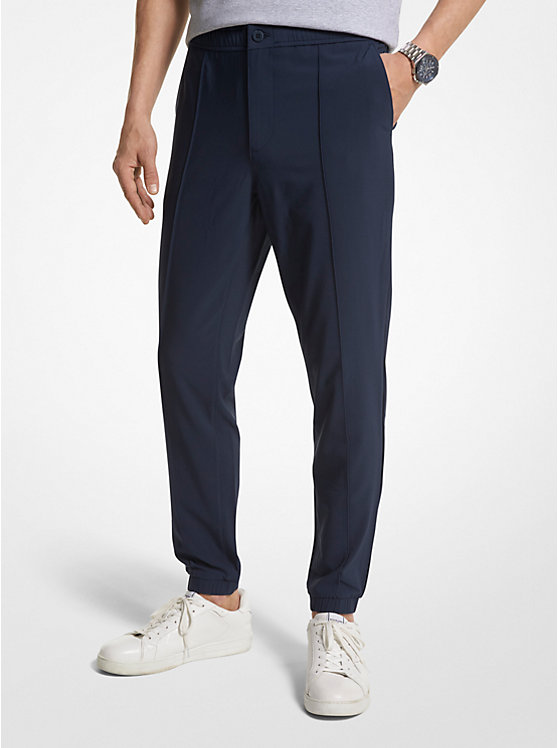 Pintuck Woven Joggers image number 0