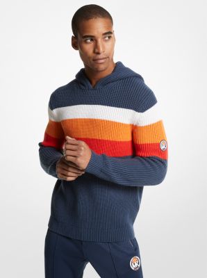 MK X ellesse Ribbed Cotton Blend Hoodie image number 0