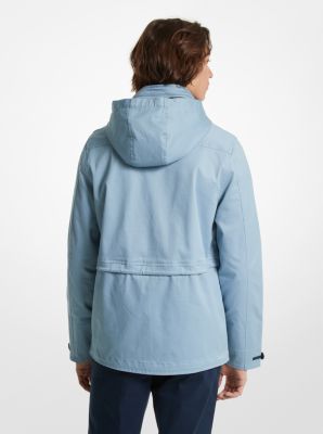 Stretch Cotton Hooded Field Jacket | Michael Kors