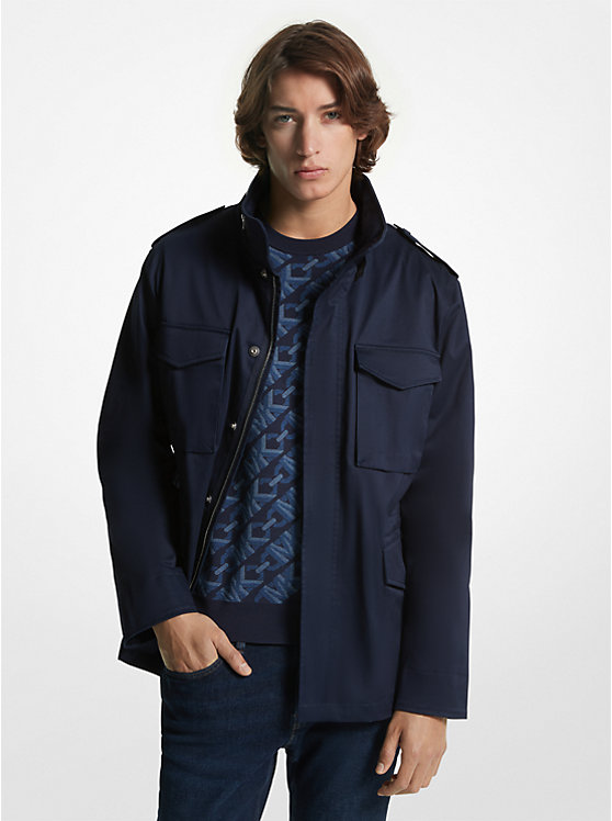 Stretch Organic Cotton Field Jacket image number 0