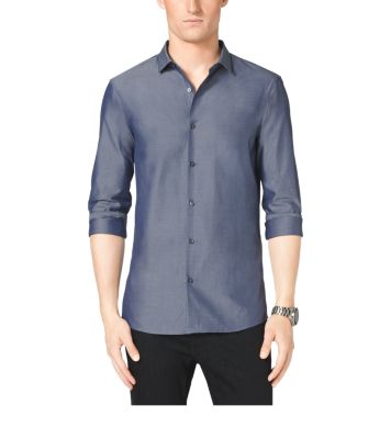 Slim-Fit Cotton Shirt | Michael Kors