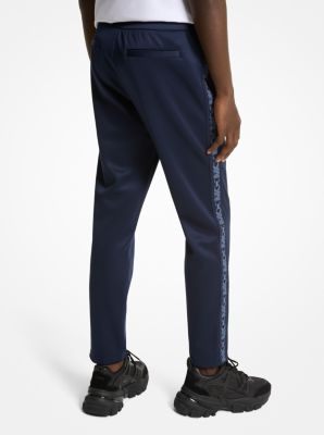 Empire Logo Trim Knit Track Pants