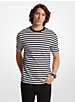 Striped Pima Cotton T-Shirt image number 0