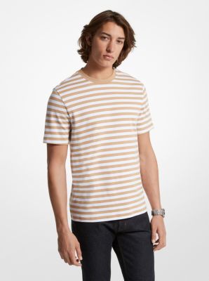 T-shirt en coton Pima à rayures image number 0