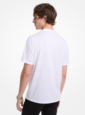 Cotton Blend Piqué T-Shirt