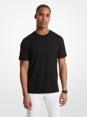 FINGERS Solid Men Round Neck Black T-Shirt - Buy Black FINGERS Solid Men  Round Neck Black T-Shirt Online at Best Prices in India