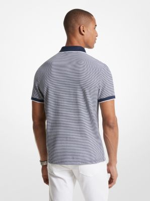 Textured Cotton Polo Shirt