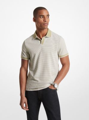 Stretch Knit Half-Zip Polo Shirt | Michael Kors